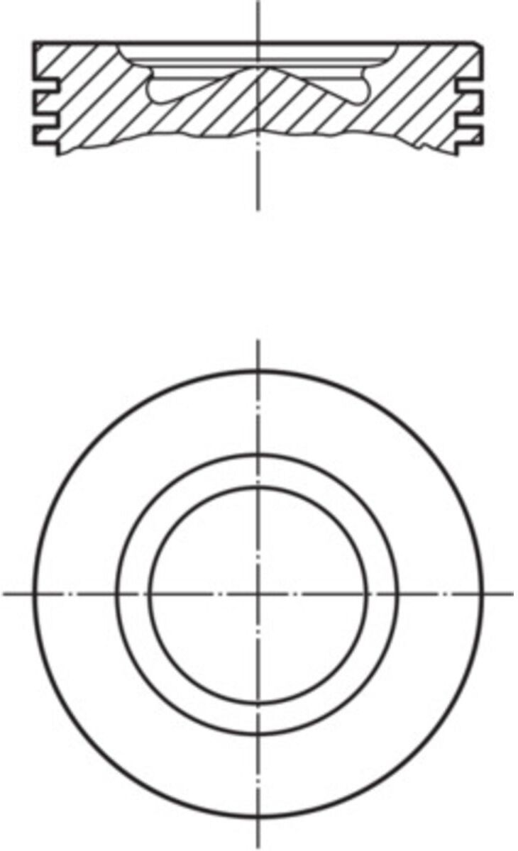 Kolben MAHLE 007 PI 00170 002
