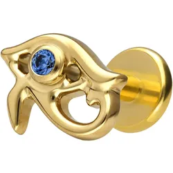 Titan Labret mit Innengewinde AUGE DES HORUS