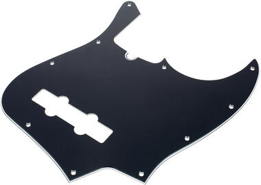 Fender JPickguard 10hole 3ply BK Schwarz