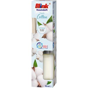 Blink Raumduft 90 ml, mit Stäbchen, gegen Gerüche, Fresh Cotton