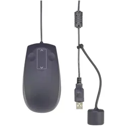 Renkforce Maus (Kabelgebunden), Maus, Schwarz