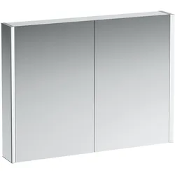 LAUFEN FRAME 25 Spiegelschrank, Beleuchtung senkrecht, Anschlag außen, 750x1000, Ambiente Licht, H4086539001441, Ausführung: Seitenteile verspiegelt