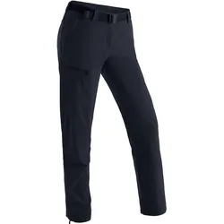 Maier Sports, Damen, Outdoorhose, Inara Slim Hose kurz (38), Schwarz