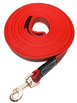 Uplifted Finds Long Dog Leash Lead High Performance Training Rope & Anti Slip Pet Traction Walking Strap red m