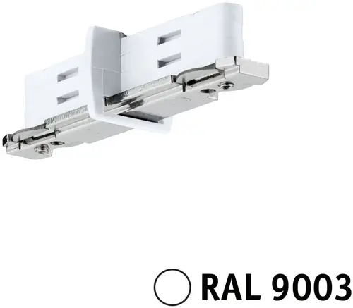 Paulmann 95651 Hochvolt-Schienensystem-Komponente Stromtrenner Signal-Weiß