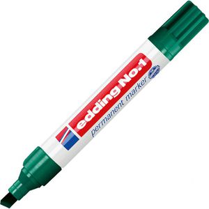 Edding Permanentmarker No. 1, Strichbreite 1 - 5 mm, grün