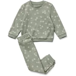 Tchibo - Sweat-Kombi - Baby - Gr. 86/92 - weiß/print