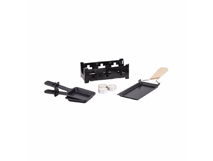 Berger+Lanz Raclette Teelicht Set – Raclette Ofen/Raclette Grill – schwarz