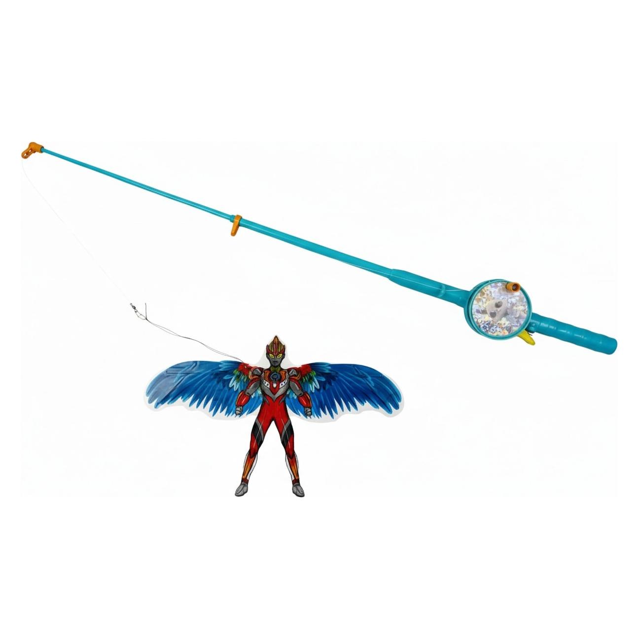 Bdt "Drachenangel" 70cm Angelrute + 30cm Drachen Ultraman" (66976463)