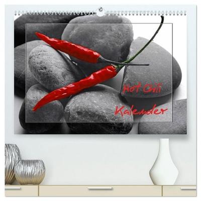 Hot Chili Küchen Kalender (hochwertiger Premium Wandkalender 2026 DIN A2 quer), Kunstdruck in Hochglanz