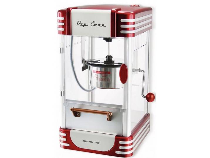 Emerio Popcornmaschine POM-120650 - Popcornmaschine - rot/silber