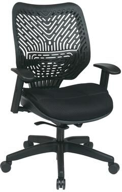 Office Star Products OSP Self Adjusting SpaceFlex Office Chair with Self Adjusting Mechanism and Adjustable Arms and Adjustable Height