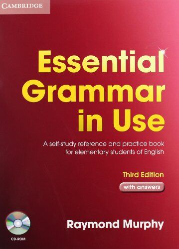 Raymond Murphy - Essential Grammar in Use 3rd Edition: Essential Grammar in Use. English Edition with answers and CD-ROM: A self-study reference and practice book for elementary students of English - Preis vom 13.10.2026 11:25:28 h