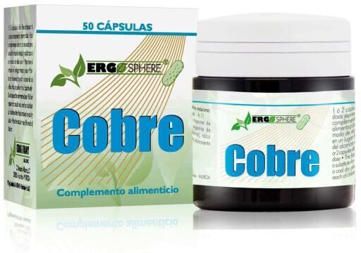 Ergonat Cobre Ergosphere 50 Cápsulas