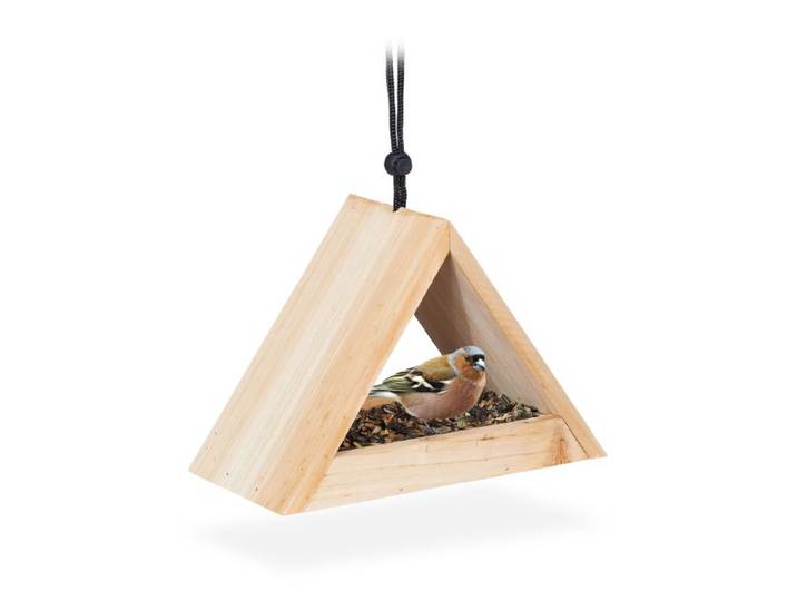 Relaxdays Vogelhaus zum Aufhängen