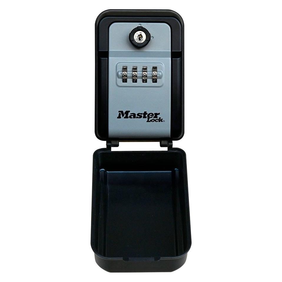Master Lock Wandmontierter Schlüsselkasten mit Zahlenschloss und Schlüssel, Blisterverpackung (77959222)