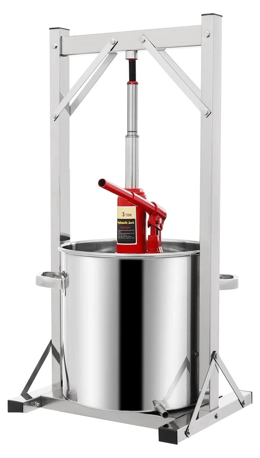 Hydraulische Obstpresse - Saftpresse - Pressmaschine - Saftmacher - Apfelpresse - Fassungsvermögen: 22 Liter