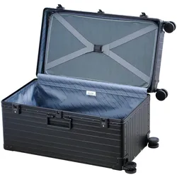 Aleon Traveler International 4-Rollen Trolley 77 cm, Koffer, Schwarz