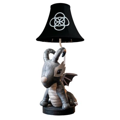 LED Tischleuchte "Black Dragon", grau (anthrazit, schwarz, weiß), 1, Ø 26cm H: 58cm, 1 Stk., HAPPY LAMPS FOR SMILING EYES, Leuchten, Hochwertig, Einzigartig, Zertifiziert, LED Tischleuchte