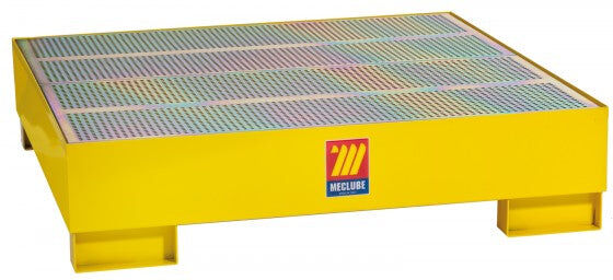 Meclube 023-1914-000 Vasca di raccolta e stoccaggio per 4 fusti da 180-220 l