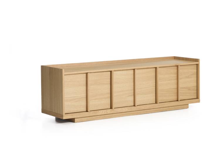 Kave Home TV-meubel Onix Eiken, 150cm - Naturel