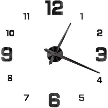 Uplift Treasures DIY 3D Luminous Frameless Wall Clock 1 3d 37 Inch (90cm)