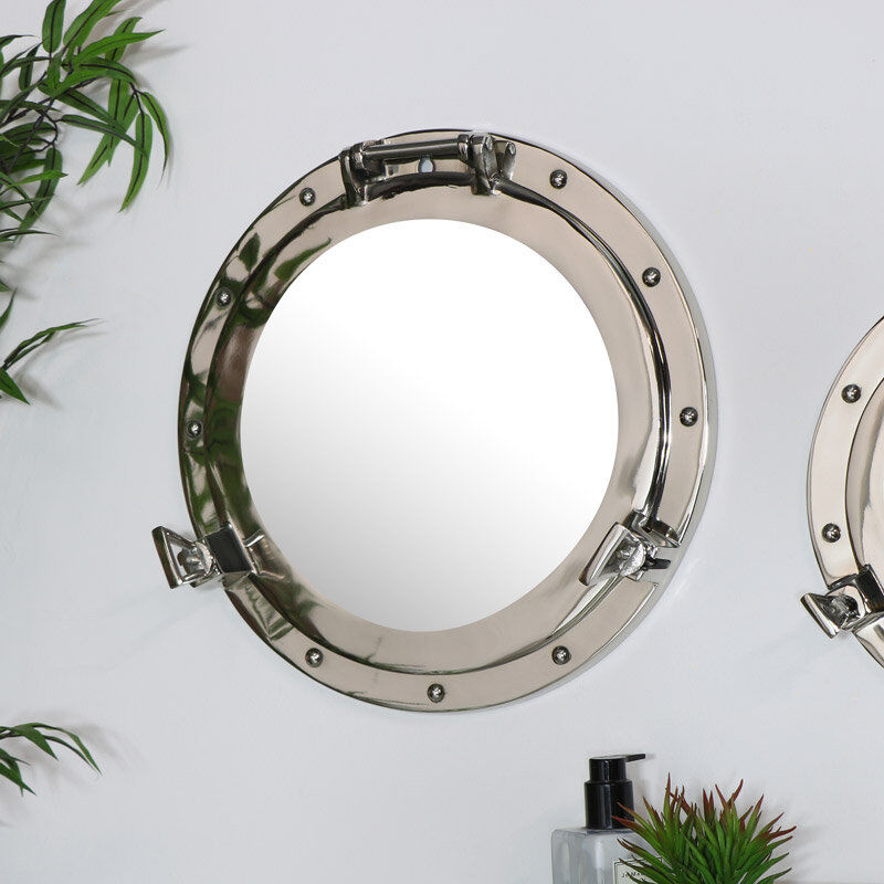 Breakwater Bay Claire Mirror Silver 38cm H X 38cm W X 9cm D
