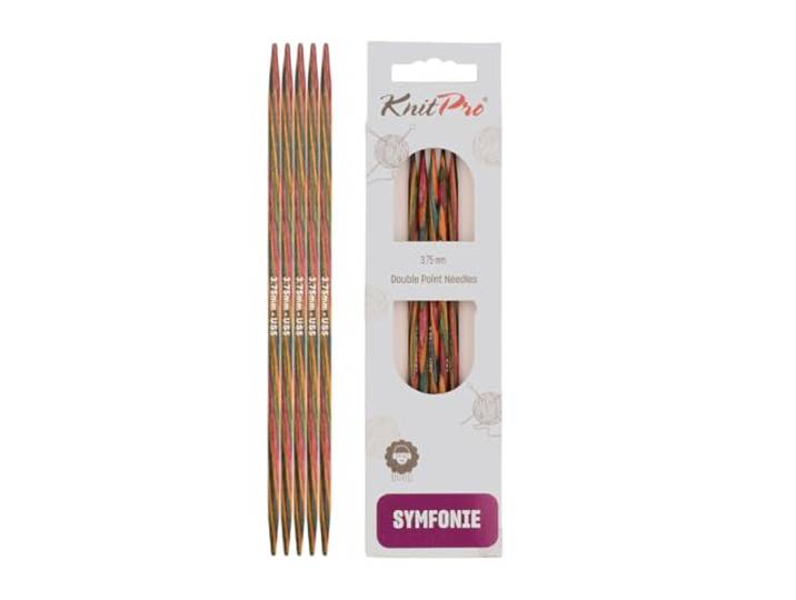 KnitPro Symfonie Dubbelpuntige Naalden 4 (10cm) 3.75mm