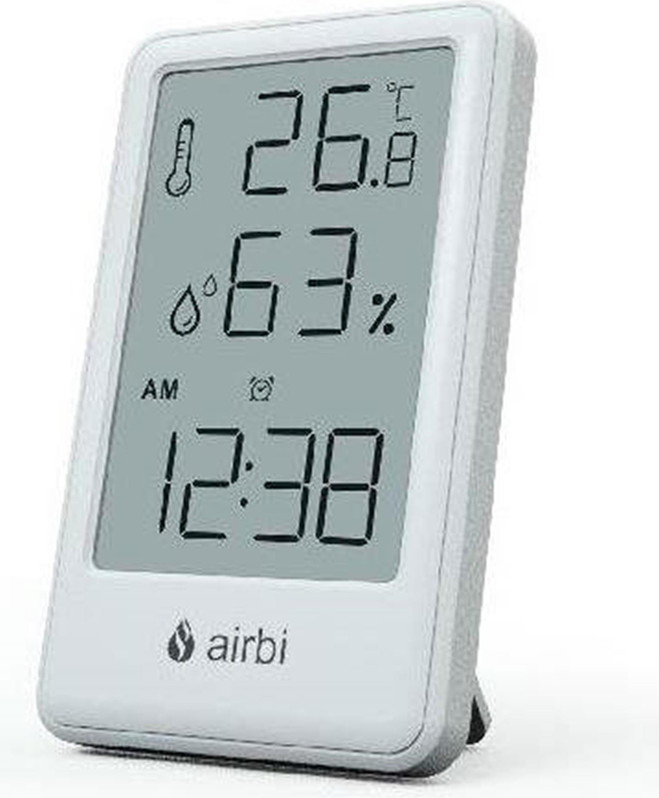 Airby FRAME witte binnenthermometer en luchtvochtigheidsmeter
