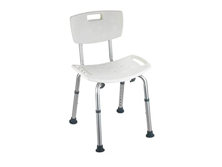 WENKO Secura Badkamerkruk, badkruk, draagvermogen 130 kg, wit