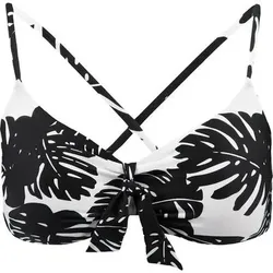 BARTS Damen Bikinioberteil Banksia Crop Top, Größe 38 in Schwarz Schwarz