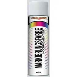 Kim-Tec Markierungsfarbe Spray RAL 9010 Weiss 500 ml