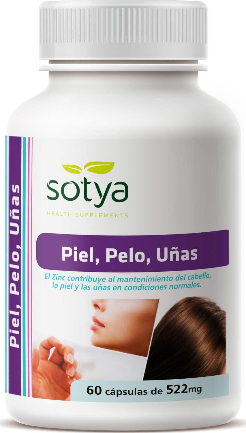 Sotya piel, pelo y uñas 522mg 60cáps