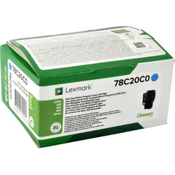 Lexmark Toner 78C20C0 cyan