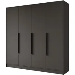 KLEIDERSCHRANK - PORTO - 200 - Schwarz