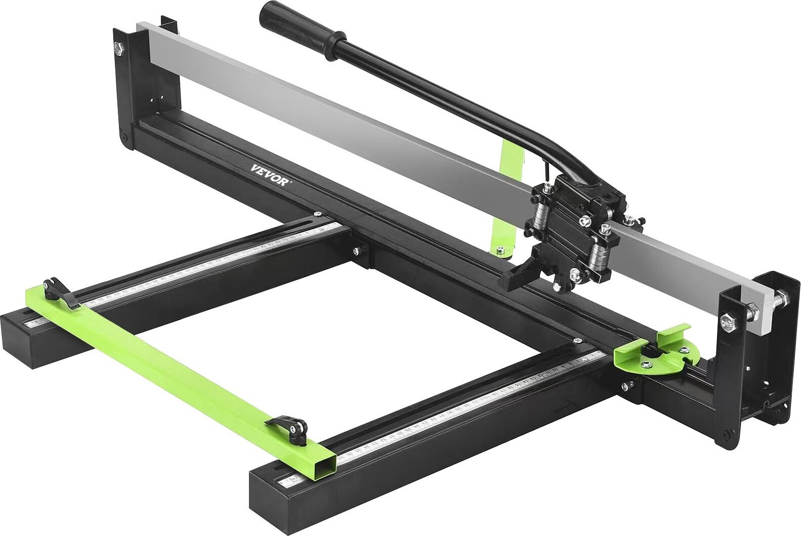 Zerbaco professionele handmatige tegelzaag van 800 mm met laserpositionering en antislip rubberen oppervlak