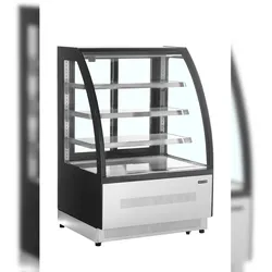 TEFCOLD Display-Backwarentheke LPD900C/BLACK 238l Edelstahl / Glas