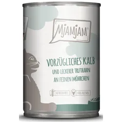 MjAMjAM vorzügliches Kalb & Truthahn an leckern Möhrchen 6x400 g