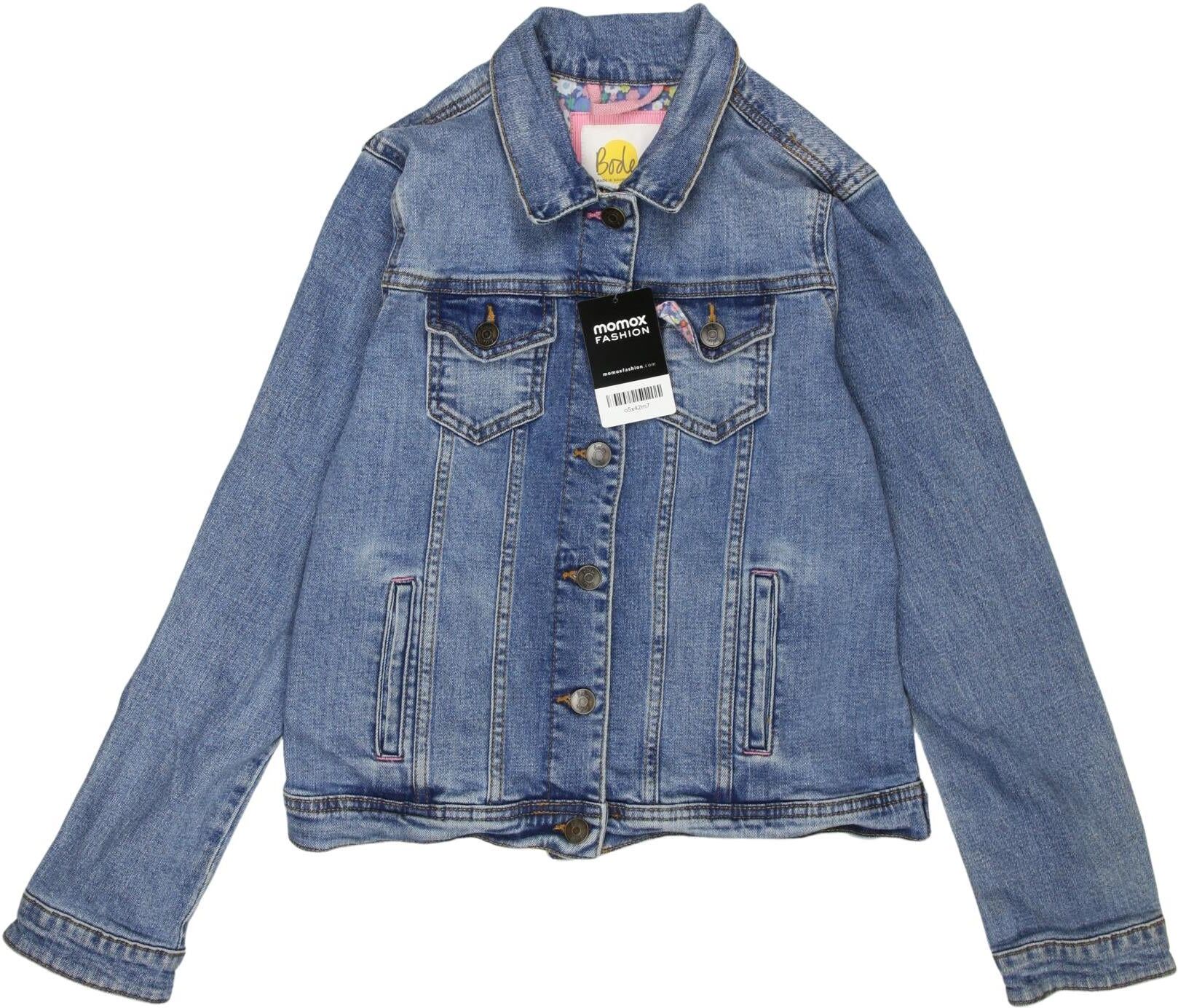 Boden Mädchen Jacke oder Mantel, Blau, Gr. EU 164, Baumwolle / Elasthan - Second Hand