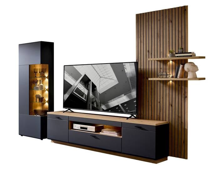 Stylife Wandkombination RENO, Eiche Artisan, Holznachbildung