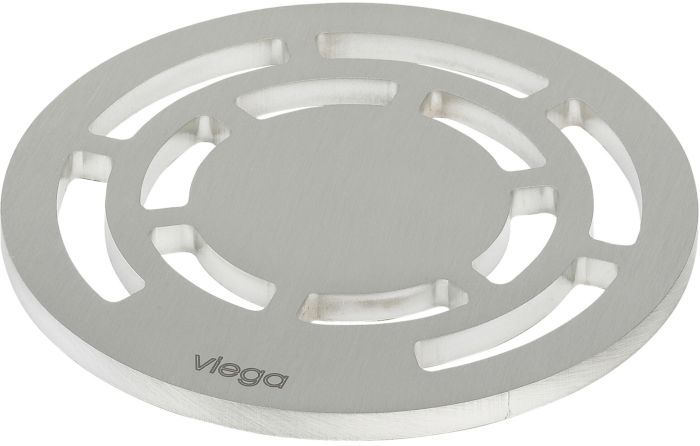 Viega Advantix Rost 586447 Visign RS13, Ø 110mm, massiv, Edelstahl 1.4301