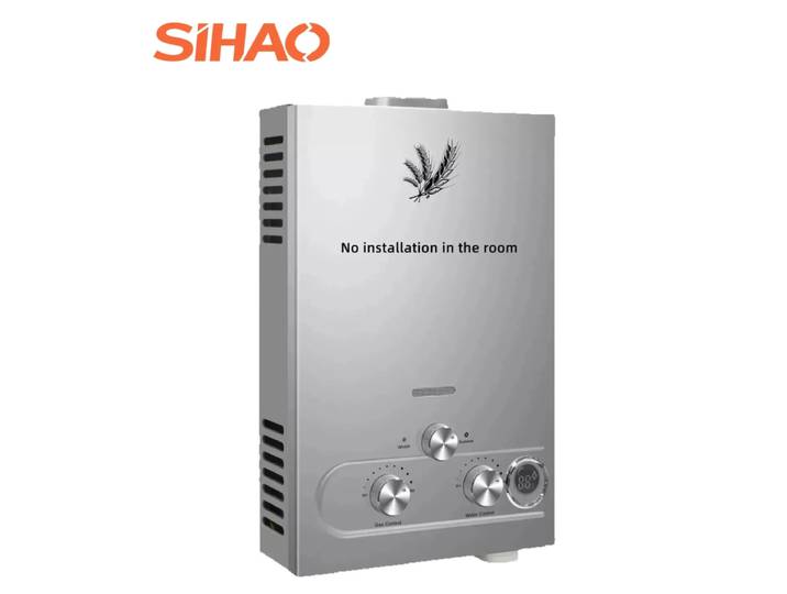 Chauffe-eau instantané au gaz de pétrole liquéfié SIHAO 6L-18L sans réservoir avec accessoires de douche, portable pour la maison, le camping et les camping-cars