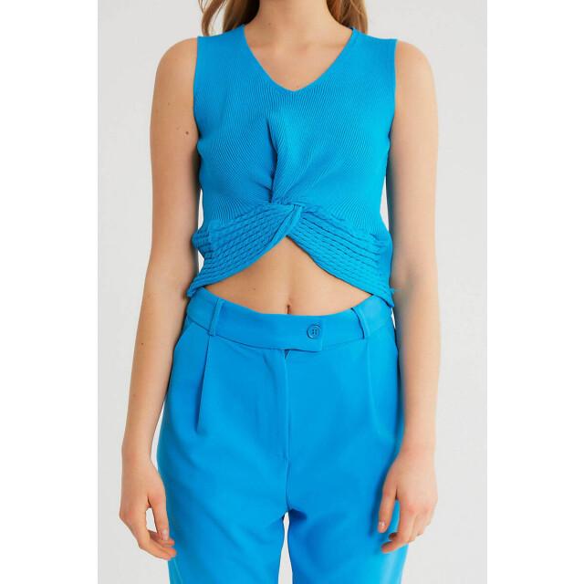Robin-Collection Elastische ribstof top t93564