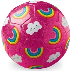 Crocodile Creek Glitzer Fussball Regenbogen 18 cm
