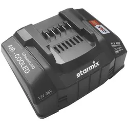 starmix, Werkzeugakku + Ladegerät, Akku-Schnell-Ladegert f. Akkus 12-36V ASC145