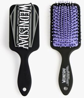 Wednesday Brush Rectangular escova de cabelo para crianças 1 un.. Brush Rectangular