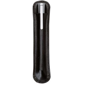 Alassio Stifteetui 2606 schwarz, für 1 Stift, Stecketui, aus Echt Leder