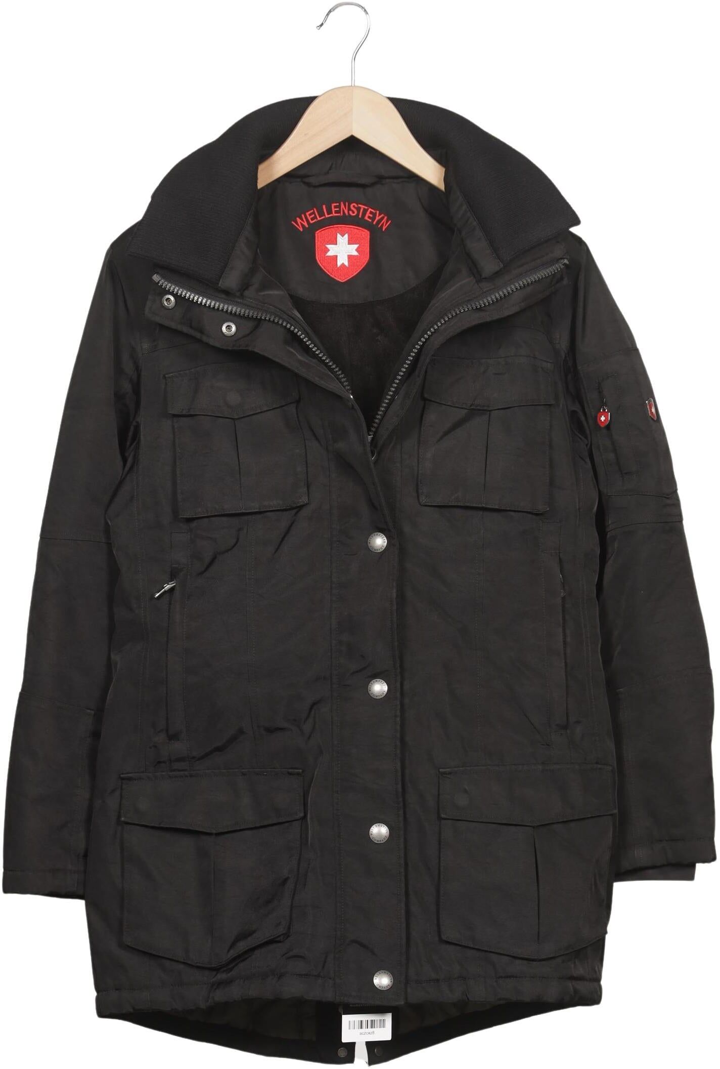 Wellensteyn Damen Mantel, Schwarz, Gr. M, Synthetik - Second Hand