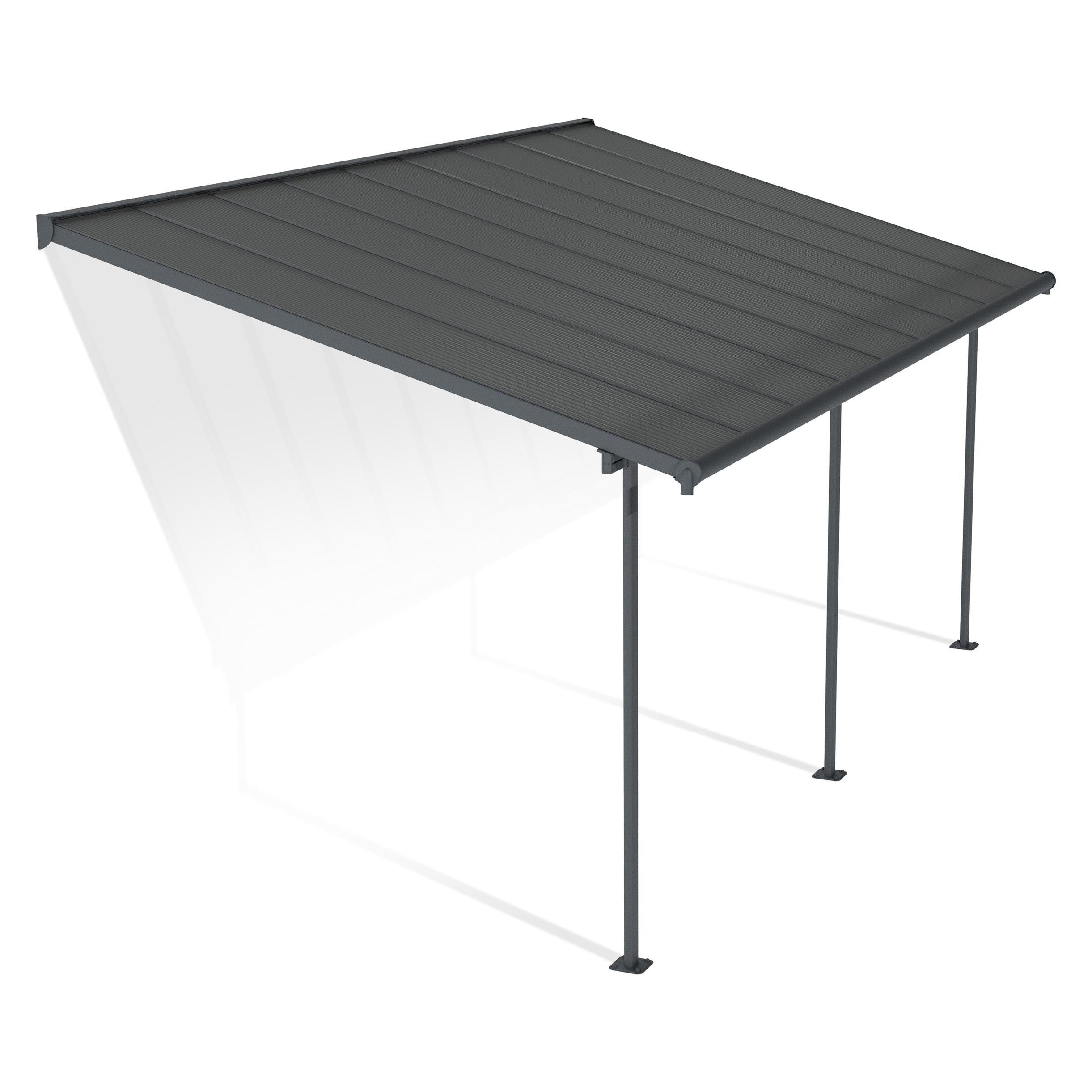 Canopia Terrassenüberdachung Capri 295x555cm Grau (47154891)