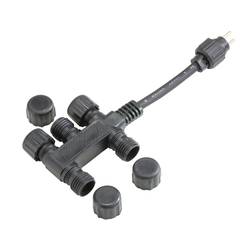 FIAP 3252 5fach Verteiler 3 cm Schwarz